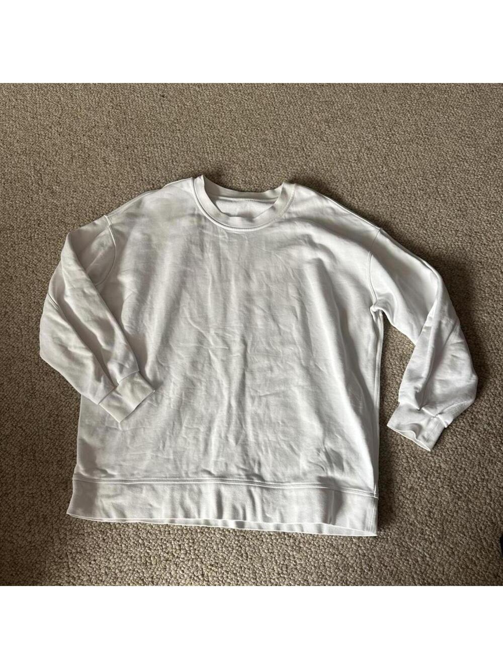 Lululemon Women's White Sweatshirt
